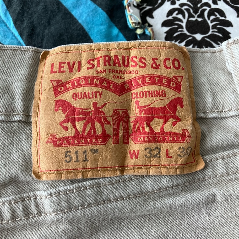 Levi's Slim Men Jeans - Light Gray
